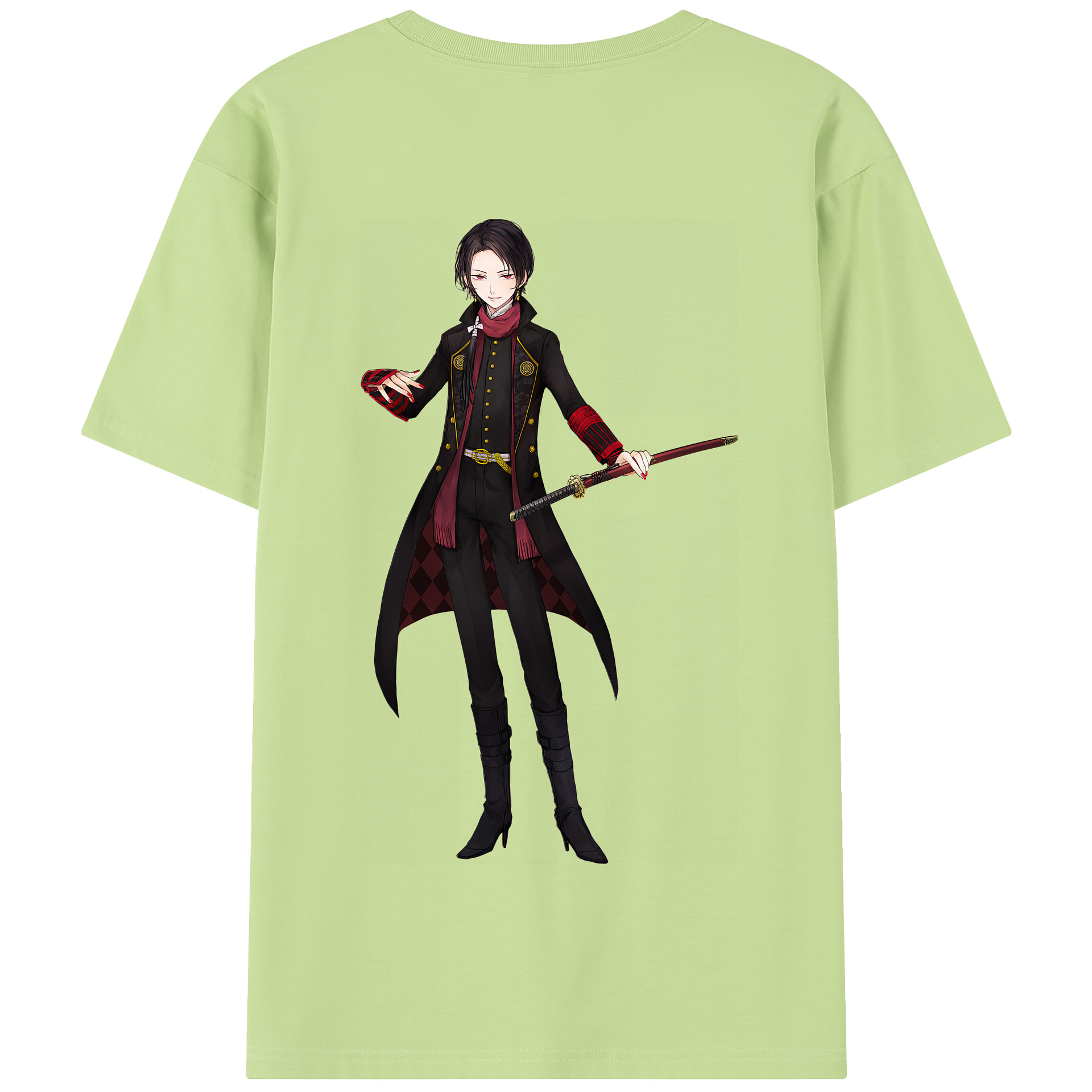 （画像用） 刀剣乱舞 Touken Ranbu 綿100％半袖Tシャツ（背面プリント）